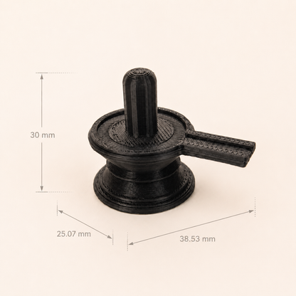 Shivling miniature silicone mold for resin and epoxy art casting by Shrebhavi