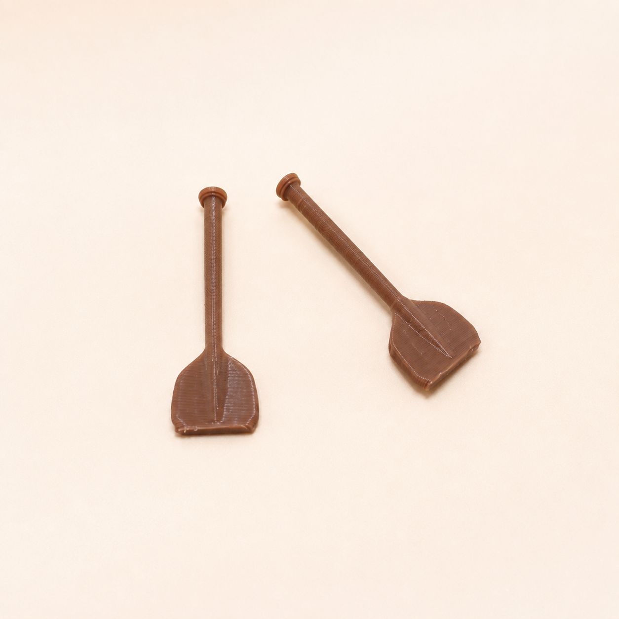 Miniature boat paddles craft supply for diorama and resin art projects