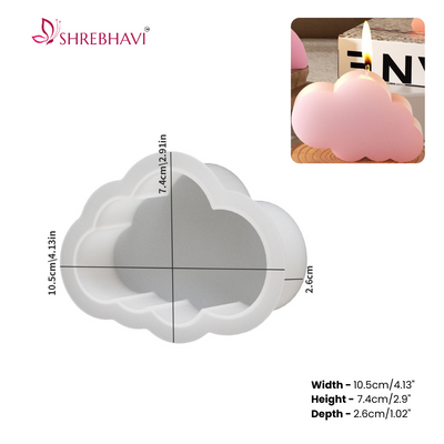 Cloud Candle Mold - S