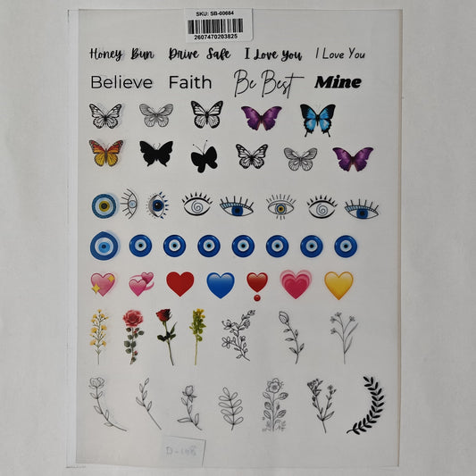 A5 Insert Sheet - D108