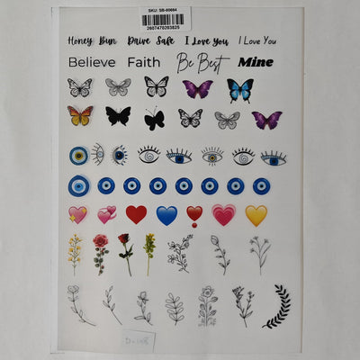A5 Insert Sheet D108 - planner refill paper for A5 binders and notebooks