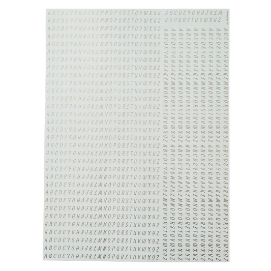 A4 Embossed Stickers - D126