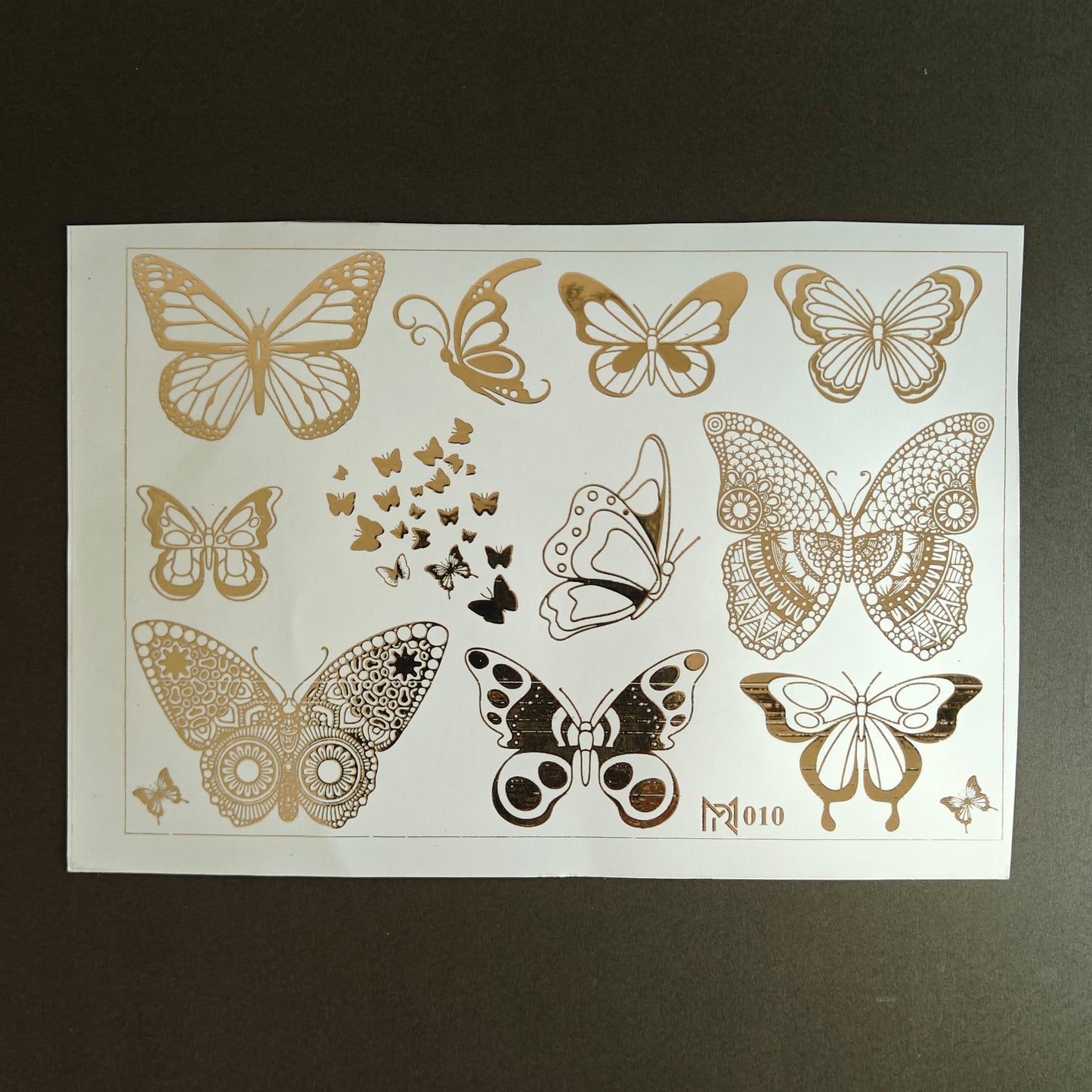 A5 Embossed Stickers - D33