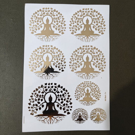 A5 Embossed Stickers - D47