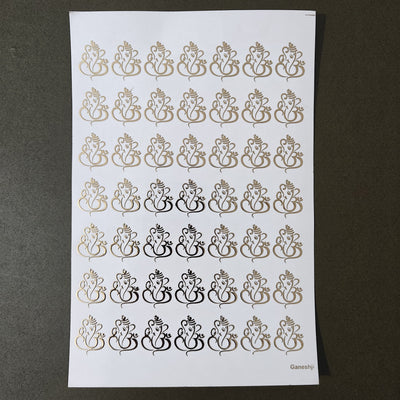 A5 Embossed Stickers - D5