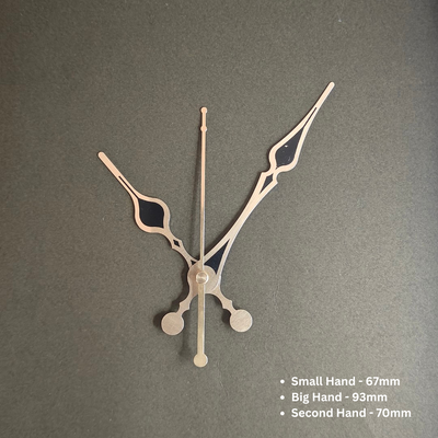 Gold/Black Clock Hands (D6)