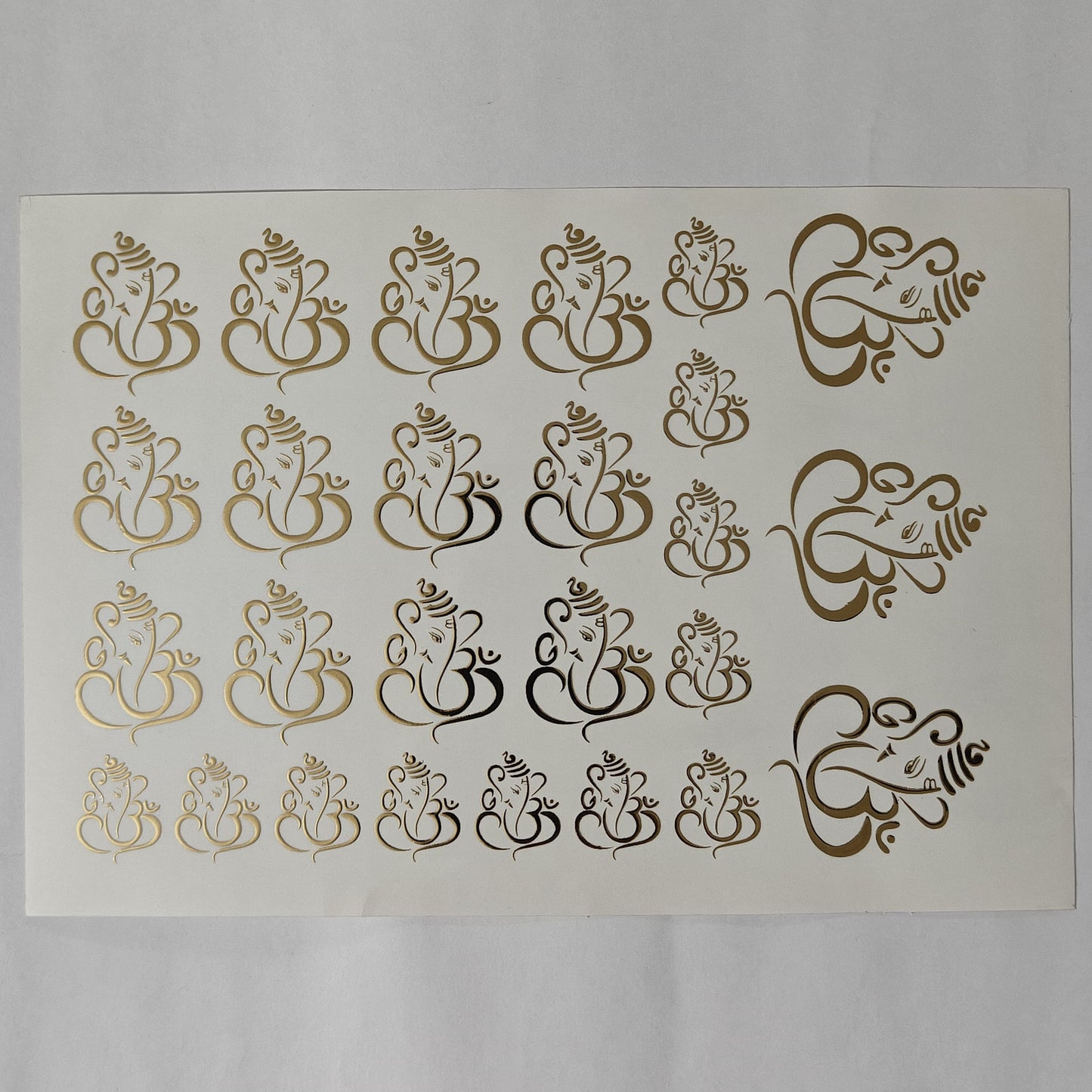 A5 Embossed Stickers - D81
