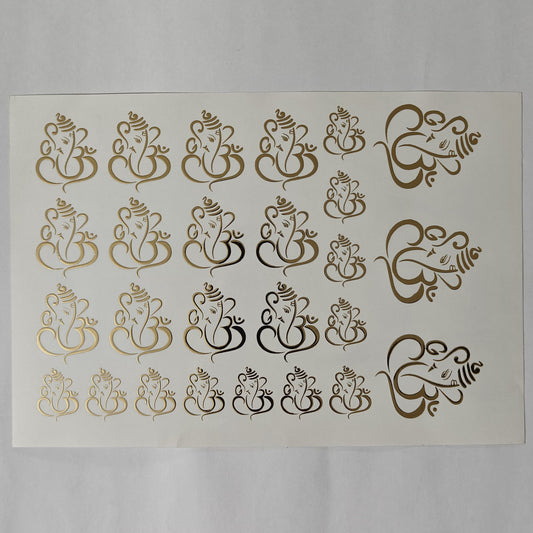 A5 Embossed Stickers - D81