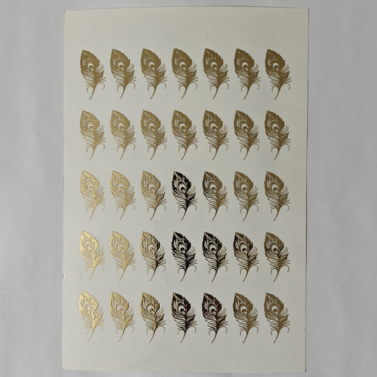 A5 Embossed Stickers - D82