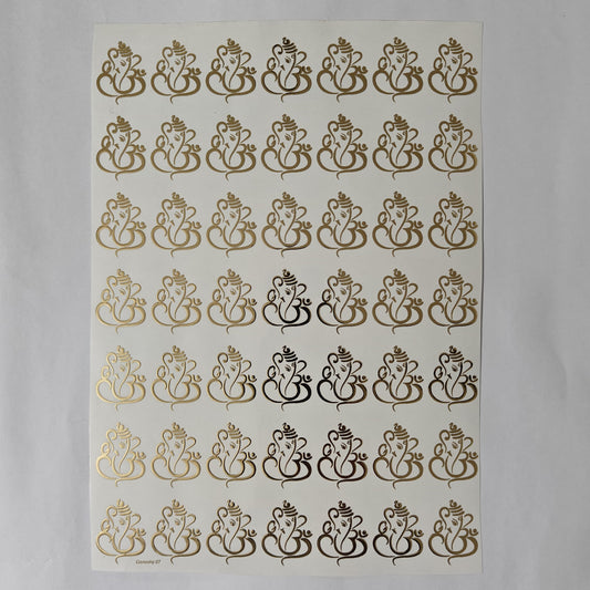 A4 Embossed Stickers - D94