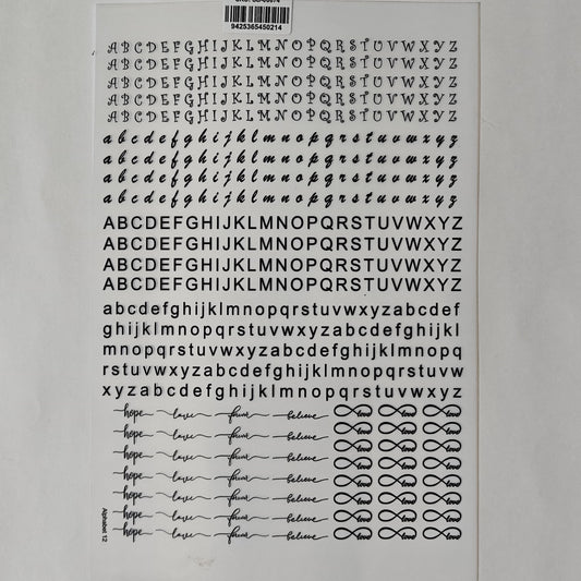 A5 Insert Sheet - D98