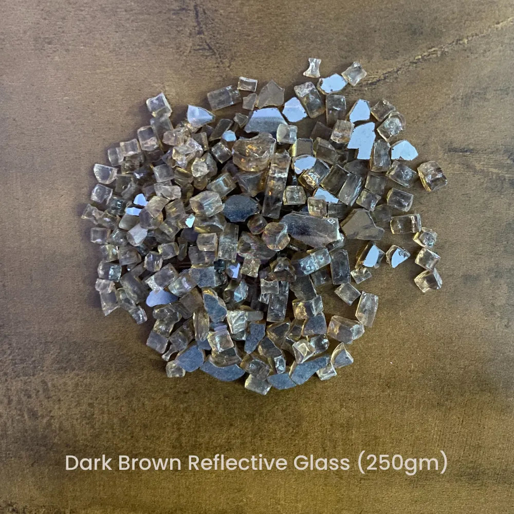 Dark Brown Glass Reflective (250gm)