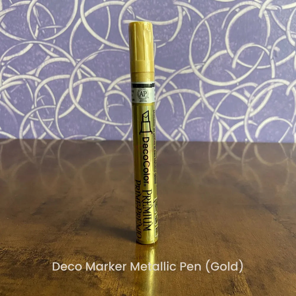 Deco Marker Metallic Pen (Gold) – Shrebhavi - Resin Art & Material Shop