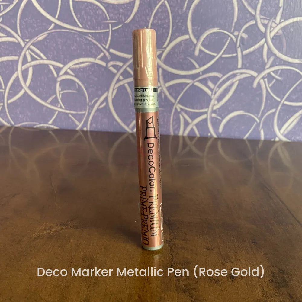 Deco Marker Metallic Pen (Rose Gold)