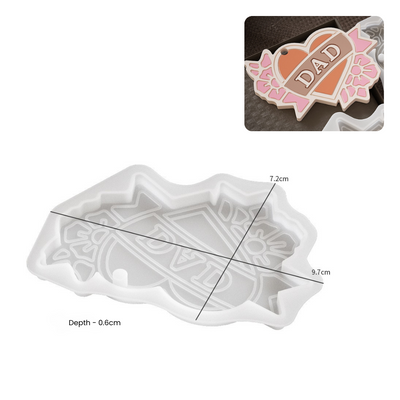 Designer Father Love Pendant / Keychain