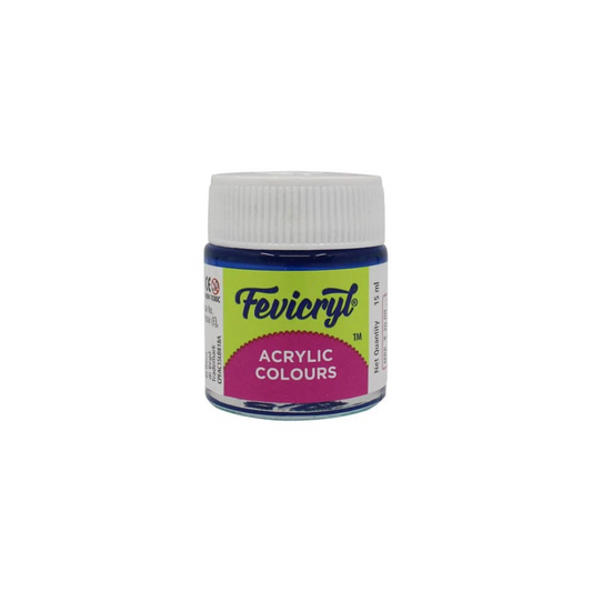 Fevicryl Acrylic Colour - Cerulean Blue (15ml)