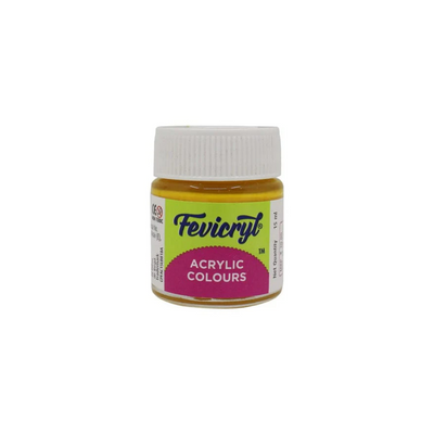 Fevicryl Acrylic Colour - Golden Yellow (15ml)