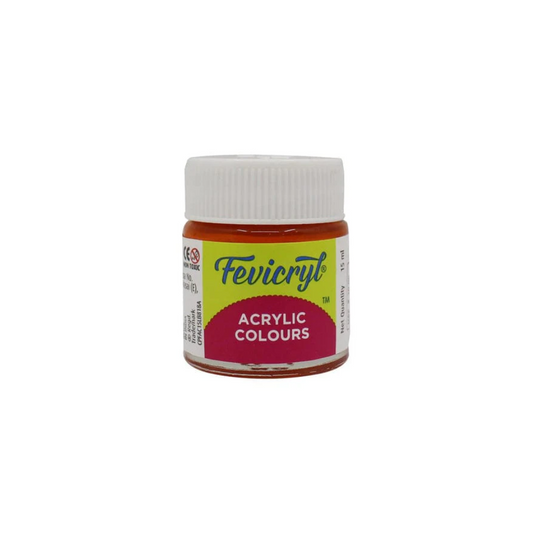 Fevicryl Acrylic Colour - Orange (15ml)