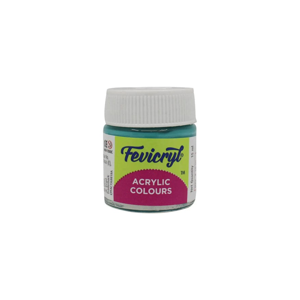 Fevicryl Acrylic Colour - Teal Blue (15ml)