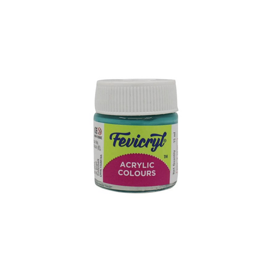 Fevicryl Acrylic Colour - Teal Blue (15ml)