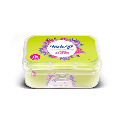 Fevicryl Acrylic Pearl Colour | 6 Colours X 10 Ml