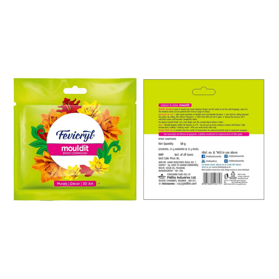 Fevicryl Mouldit Clay – Shrebhavi - Resin Art & Material Shop