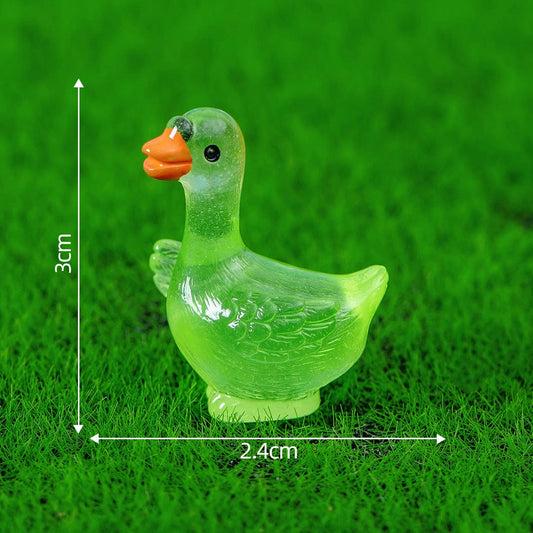 Green Walking Duck Miniature