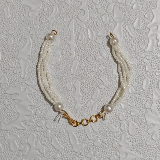 White Moti Bracelet