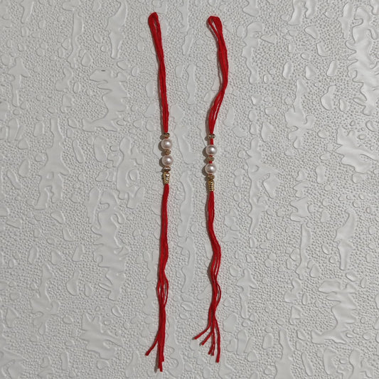 Rakhi Thread Pair (Red)