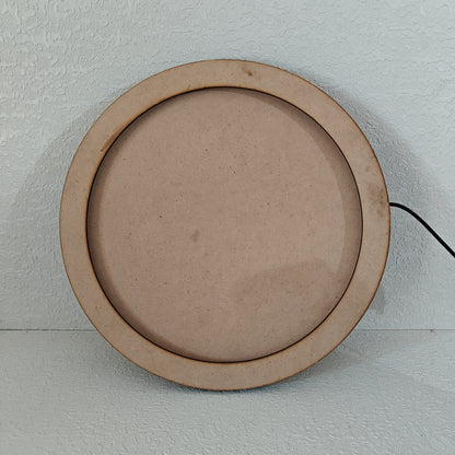 12" Moon Lamp Frame MDF