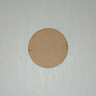 4" Plain Round MDF (4mm)