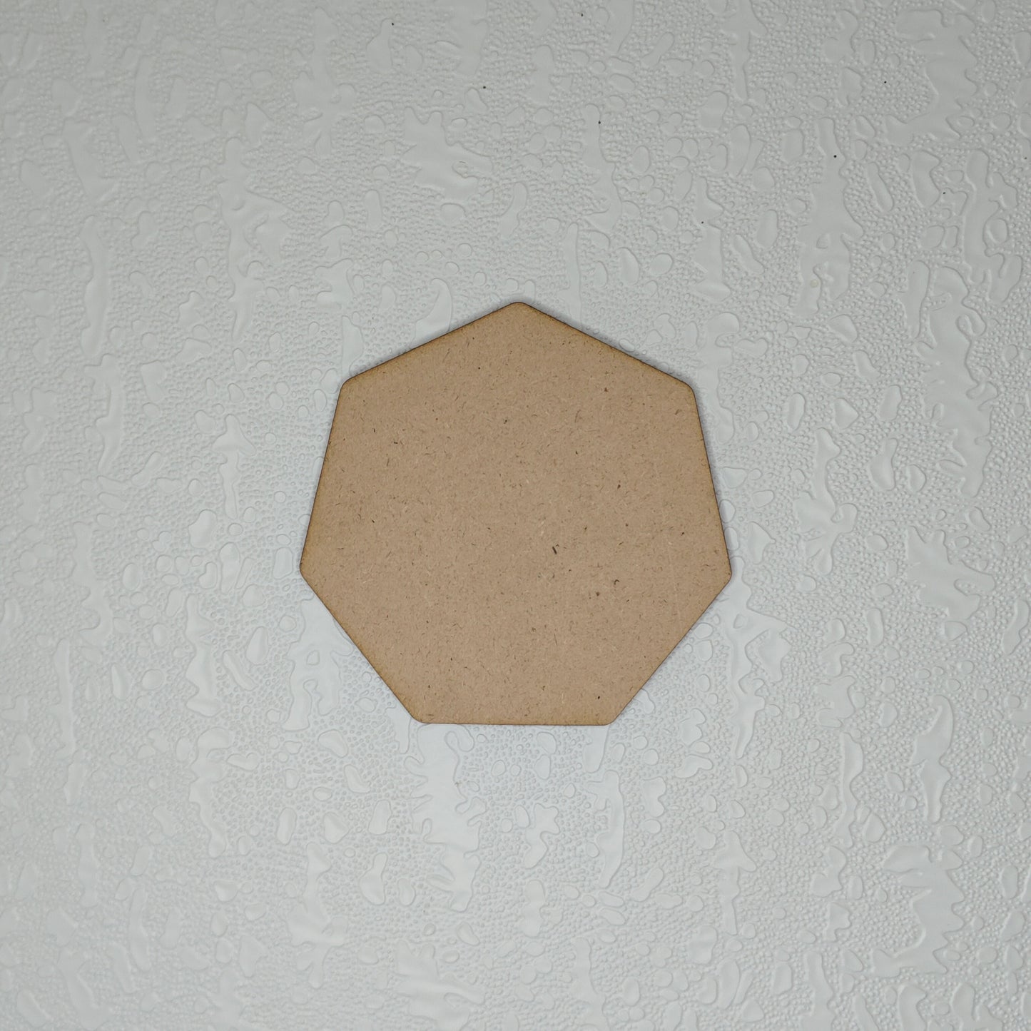 4" Heptagon Shape MDF (4mm)