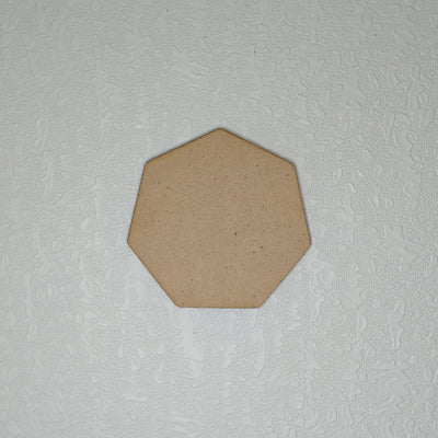 4" Heptagon Shape MDF (4mm)