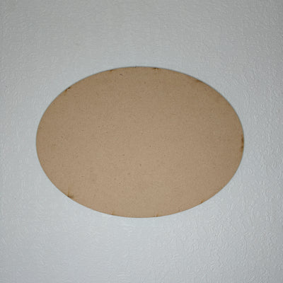 8"x11" Oval Shape MDF (4mm)