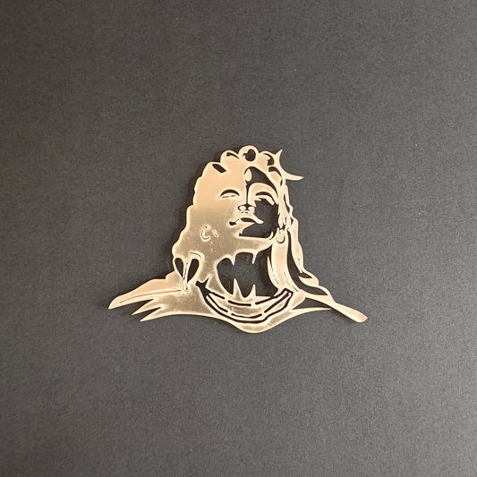 3" Adiyogi Acrylic (Gold)