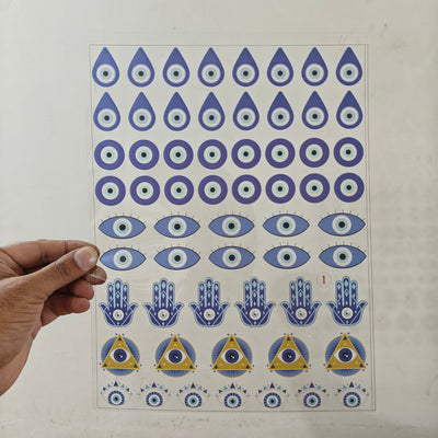 A4 Transparent Insert Sheet D1 for resin art and craft projects by Shrebhavi