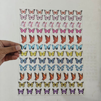 A4 Transparent Insert Sheet D27 - Clear Sheet for Resin Art and Craft Projects
