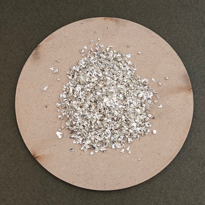 Silver - Metallic Glass Granules (10gm)