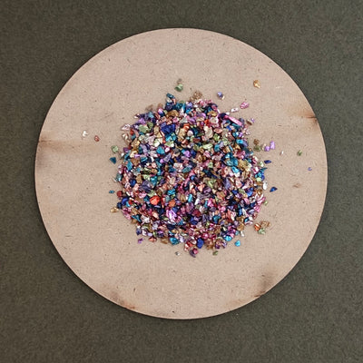 Mix Color - Metallic Glass Granules (10gm)