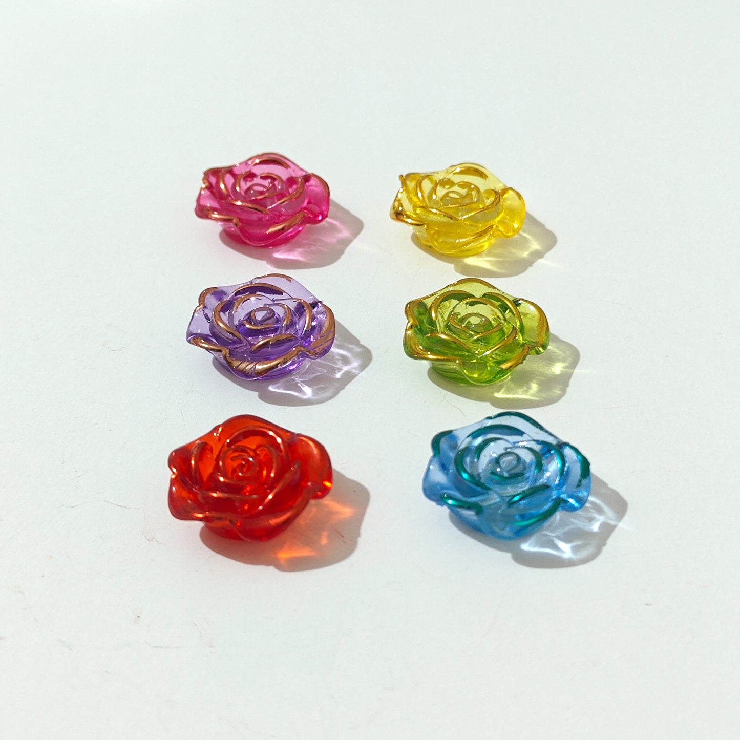 Multi Color Artificial Flower (6pcs)