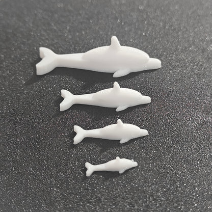 Fish miniature set of 4 pieces for resin art and craft projects by Shrebhavi