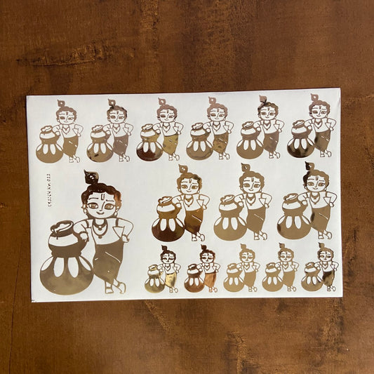 A5 Embossed Stickers (011)