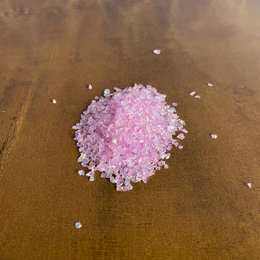 Small Pink Glass Granules (10gm)