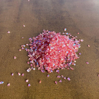 Small Red Glass Granules (10gm)