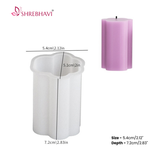 Lace Pillar Candle Mold