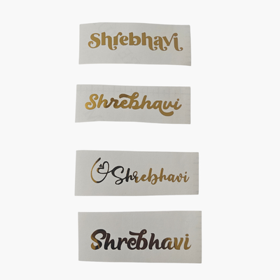 Decorative Font Vinyl Sticker