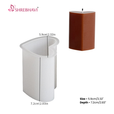 Love Pillar Candle Mold
