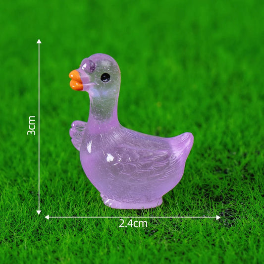 Purple Walking Duck Miniature