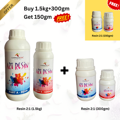 Resin 2:1 (1.5kg+300gm) Set/Combo