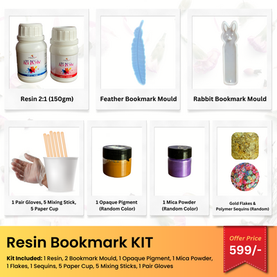 Resin Bookmark KIT